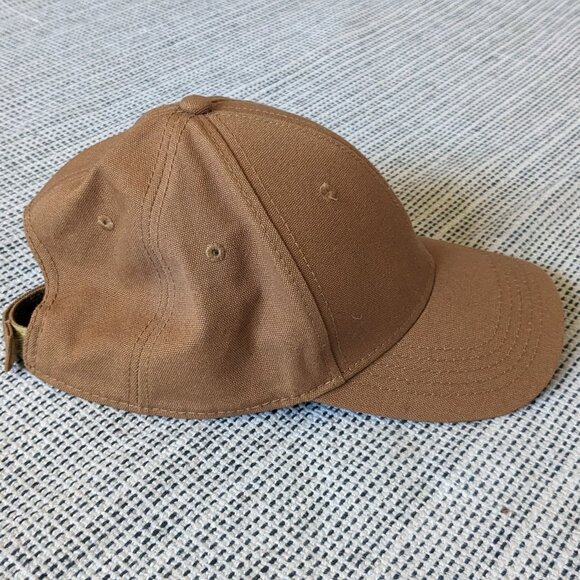 Brown Velcro Closure Baseball Hat Carhart Inspired Fits Multiple Sizes - Picture 3 of 3